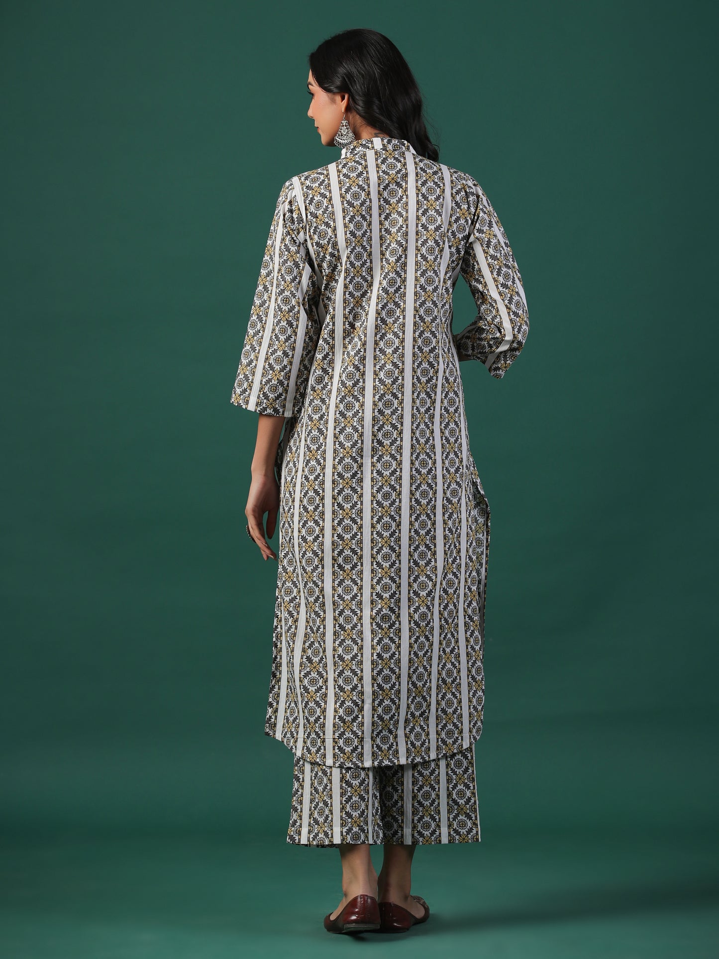 Classic Geometric Set - Set of 2 (Pant + Kurta)