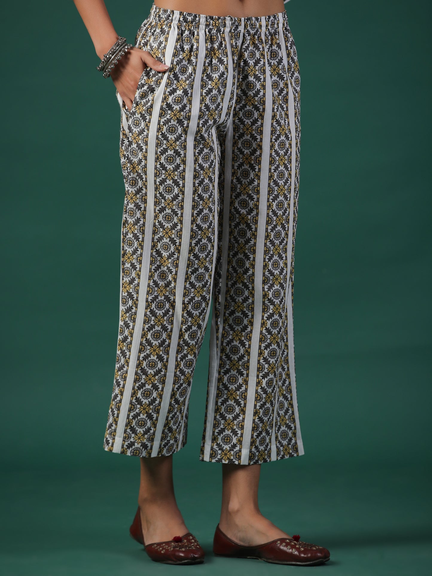 Classic Geometric Set - Set of 2 (Pant + Kurta)