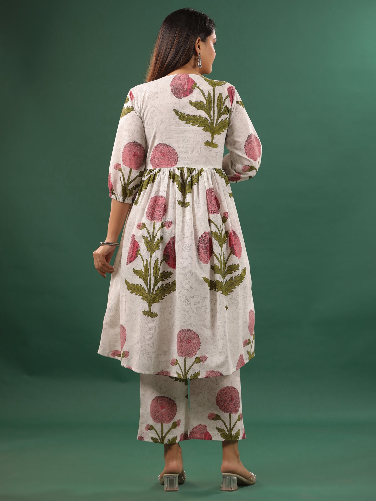 Pavot Kurta Set - Kurta +Pant (Pink)