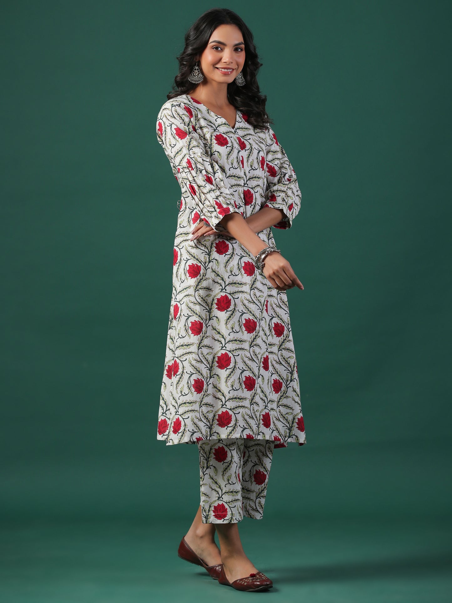 Phulwari Kurta Set - Set of 2 (Pant + Kurta)