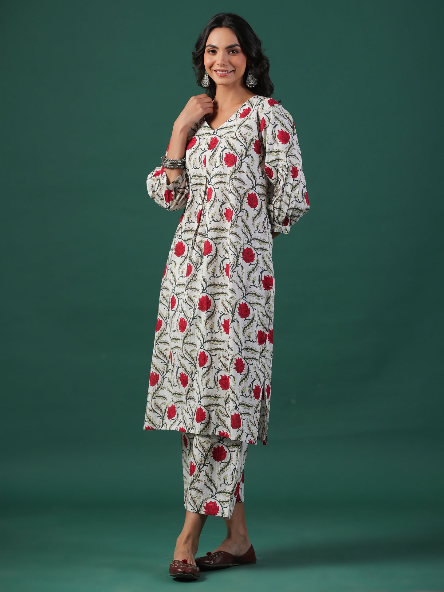 Phulwari Kurta Set - Set of 2 (Pant + Kurta)